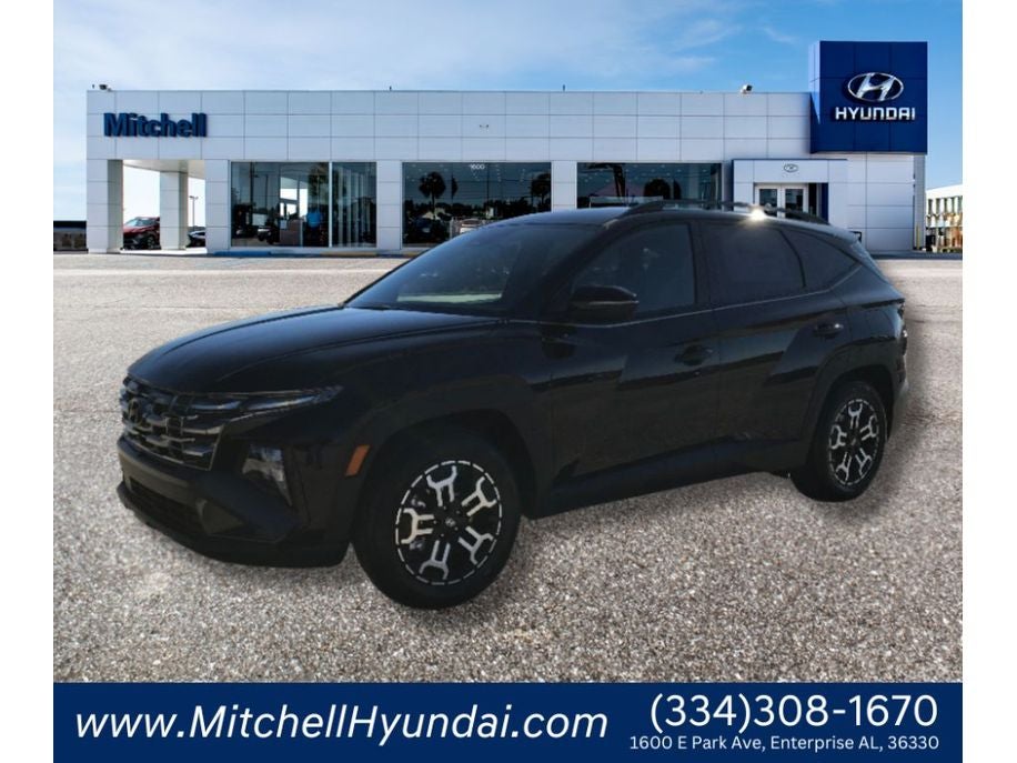 2026 Hyundai Tucson XRT in Phantom Black — front three-quarter view