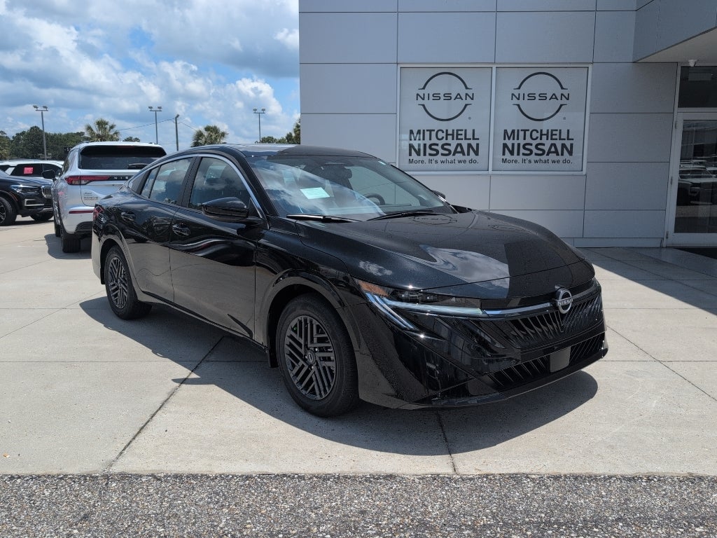 2026 Nissan Sentra SV in Super Black — front three-quarter view