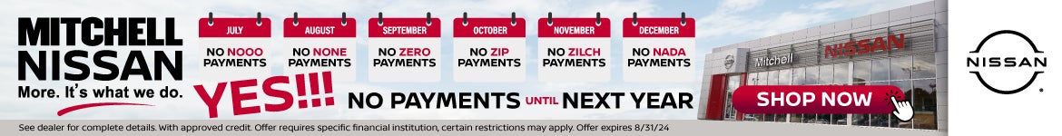 No payments til next year!